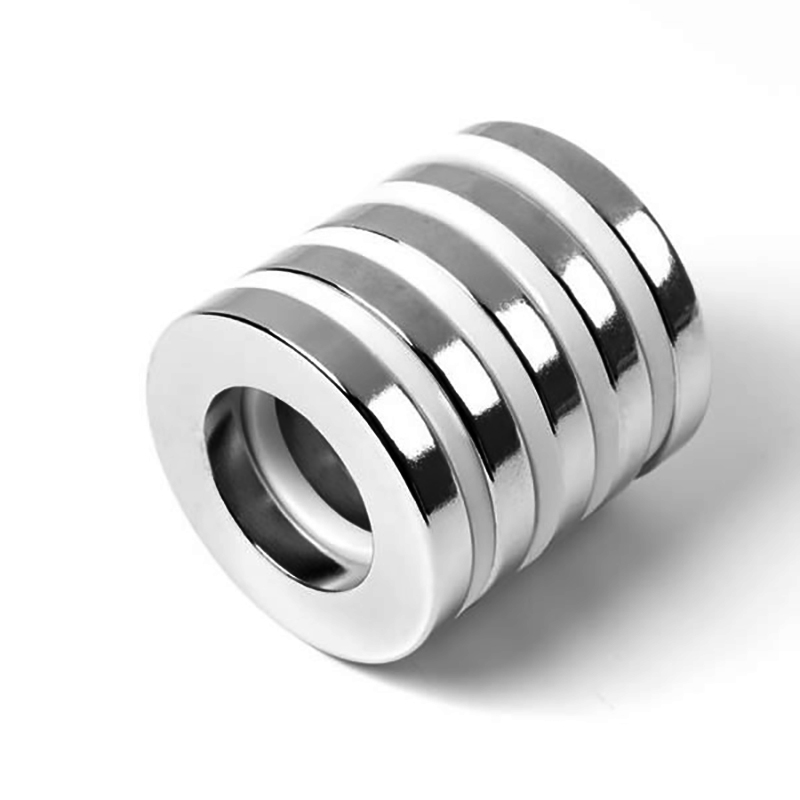 Imán de neodimio de anillo magnetizado radial personalizado fabricante