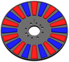 Axial Flux Motor Rotor