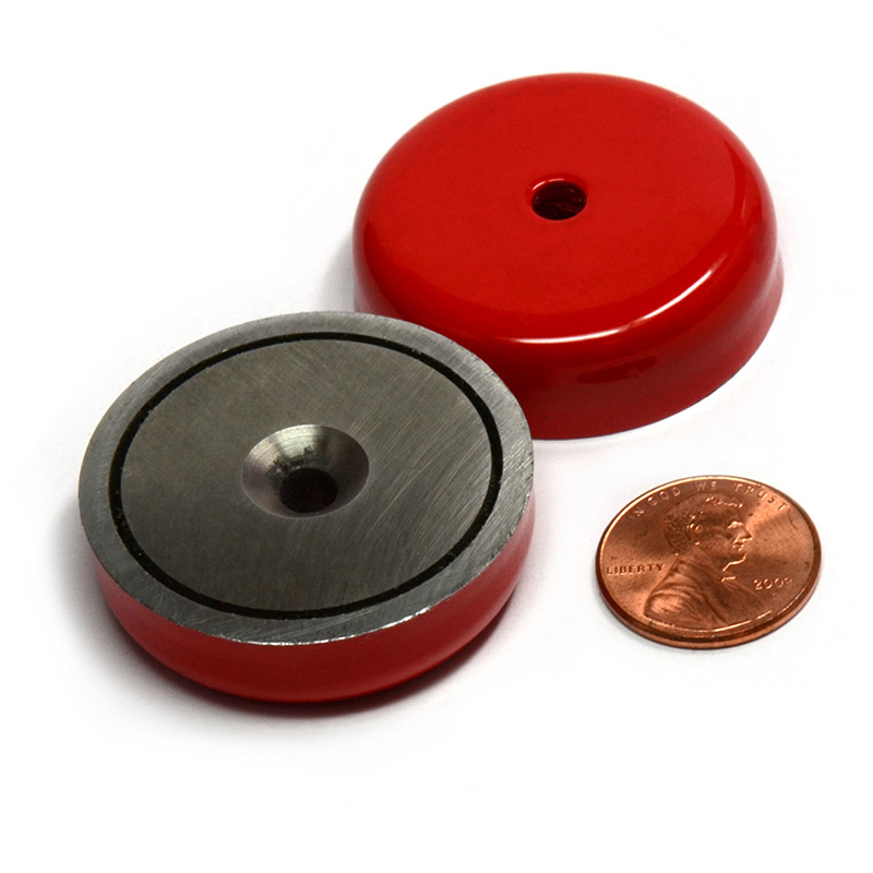 Super Power Alnico Magnet Fishing Magnets With Countersunk Hole 32kg Pull Capacity Pot Magnet